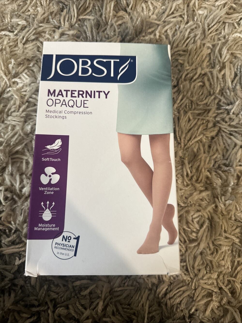 Jobst Maternity Compression Stockings Navy 15-20mmHg Small